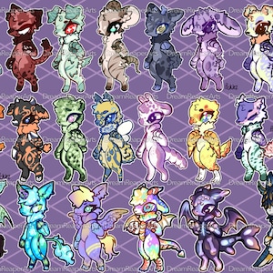Furry Anthro Adoptable Bundle unique character design digital art bundle cute