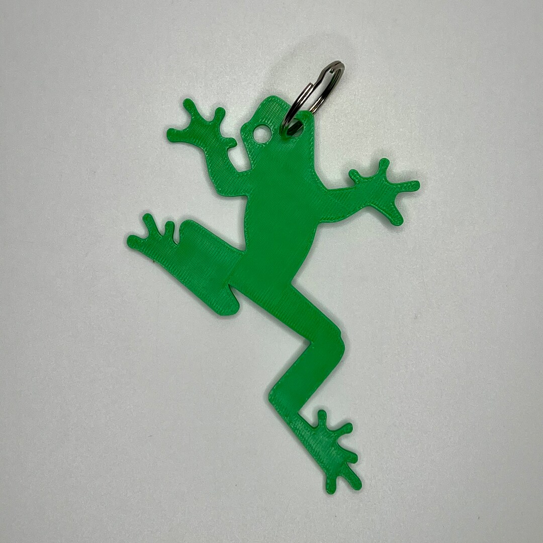 Frog Keychain Etsy