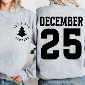 Dec 25 Sweatshirt Etsy
