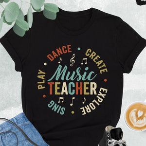 Music Teacher Shirt, Best Music Teacher Shirt, Music Teacher Gift, Teacher Appreciation, Music Lover Shirt, New Music Teacher, Teacher Life