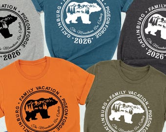 Gatlinburg Pigeon Forge Family Vacation 2026 Shirt, The Mountains Shirt, Family Trip Shirt, Cute Adventure Shirt, The Mountains Are Calling