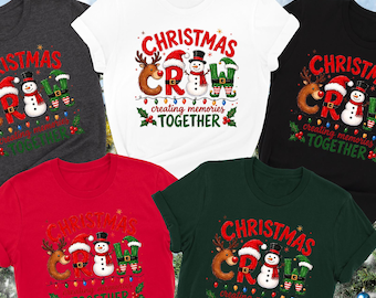 Making Memories Together Christmas Crew Shirt, Family Matching Christmas Tee, Holiday Family Shirt, Christmas Party Gift, Christmas Tree Tee