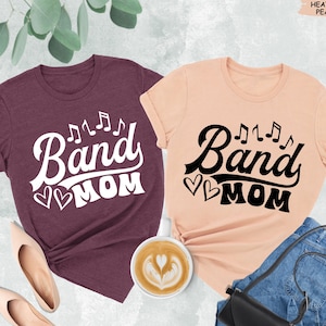 Band Mom Shirt, Cute Mom Shirt, Band Mom Tshirt, Marching Band Mom Tee, Band Mom Gift, School Spirit Shirt, Gift For Mom, School Mom Shirt