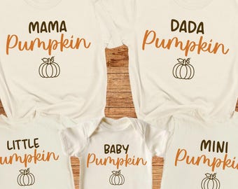 Custom Family Pumpkin Shirts, Family Matching Pumpkin Patch Tee, Fall Pumpkin Shirt, Thanksgiving Family Gifts, Personalized Fall Family Tee