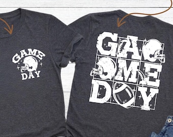 Game Day Football Shirt, Football Season Tee, Football Lover Gift, Game Day Tee, Football Mom Shirt, Touchdown Season Shirt, Football Gift