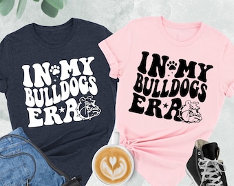 In My Bulldogs Era Shirt, Bulldog T shirt, Mascot Shirt, Bulldog Team Shirt, School Mascot Shirt, Bulldog Shirts, School Spirit Shirt, Cheer