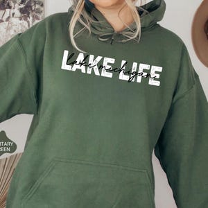 Custom Lake Life Hoodie, Family Lake Sweatshirt, Lake Vacation Sweater, Lake Trip Hoodie, Personalized Lake Gifts, Lake Lover, Summer Sweat