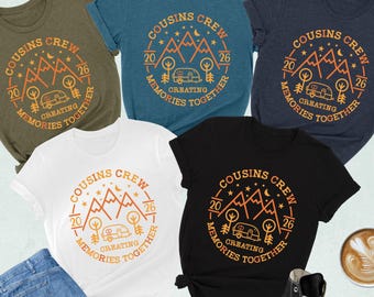 Cousin Crew 2026 Shirt, Cousin Trip Shirt, Fall Cousin Shirt, Kids Fall Season Gifts, Matching Cousin Shirt, Cousin Squad Shirt, Cousin Camp
