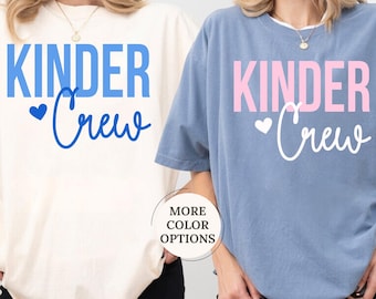 Comfort Colors® Custom Kinder Crew Bachelorette Shirt, Bride Crew Tee, Bride Tribe Shirt, Bridesmaid Tee, Bridal Party Gift, Girls Trip Tee