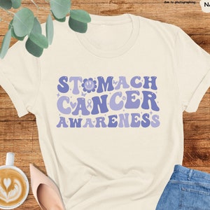 Stomach Cancer Awareness Shirt, Periwinkle Ribbon Shirt,Stomach Cancer Warrior Shirt,Esophageal Cancer,Gastric Cancer,Support Stomach Cancer