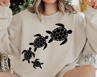 Turtles Sweatshirt, Save The Turtles Sweatshirt, Sea Turtle Sweater, Turtle Sweater, Nature Lover Sweatshirt, Summer Vibes, Turtles Sweater