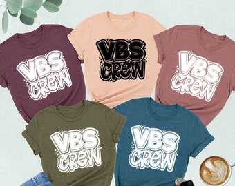 VBS Crew Shirt, VBS Staff, Vacation Bible School Shirt, Summer Camp Shirt, Sunday School Teacher Shirt, Vacation Bible, VBS Volunteer Shirt