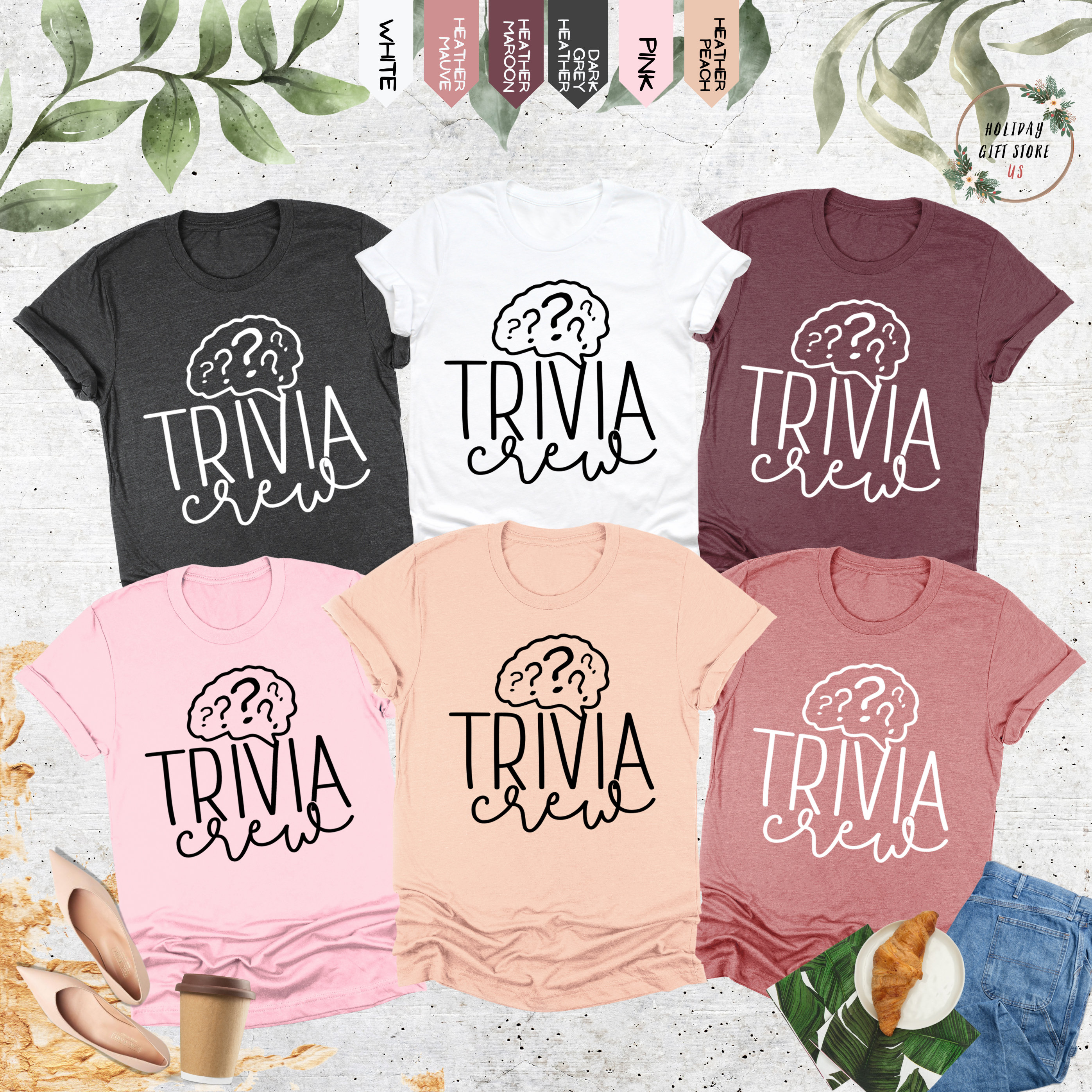 Trivia Shirts Trivia Crew Shirt, Trivia Questions, Trivia Night Shirt, Team Trivia ...