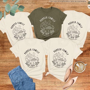 Family Road Trip 2026 Shirt, Custom Family Name Shirt, Family Vacation Gift, Custom Road Trip Shirt, Cute Adventure Shirt, Gift For Traveler image 10