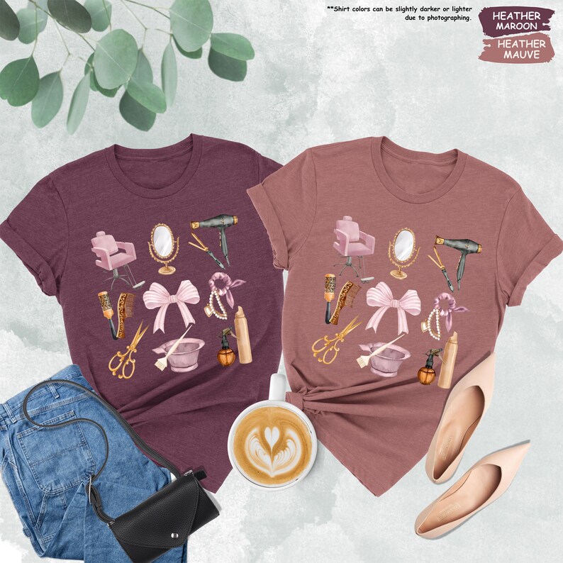 a couple of t - shirts sitting on top of a table