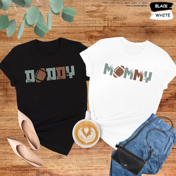 Football First Birthday Family Matching Shirts, Mommy Daddy Football 1st Birthday, Football Theme Bday Shirt, Custom Football Mom Dad Shirts