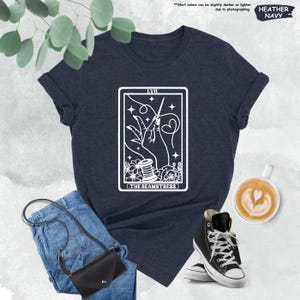 a t - shirt with a tarot card design on it