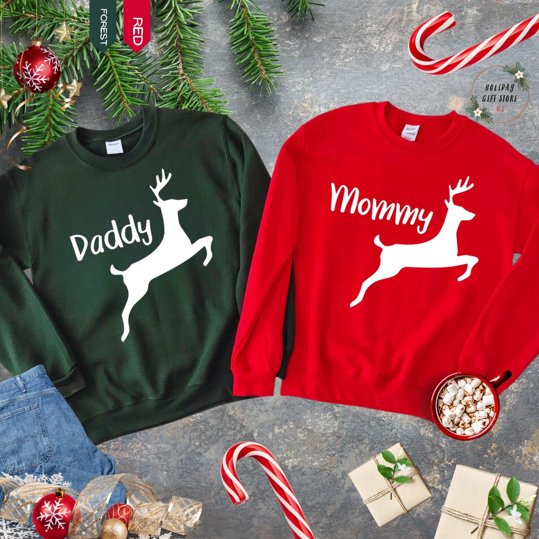 Custom Family Christmas Sweatshirt, Christmas Family Sweater, Xmas Christmas Family Sweaters