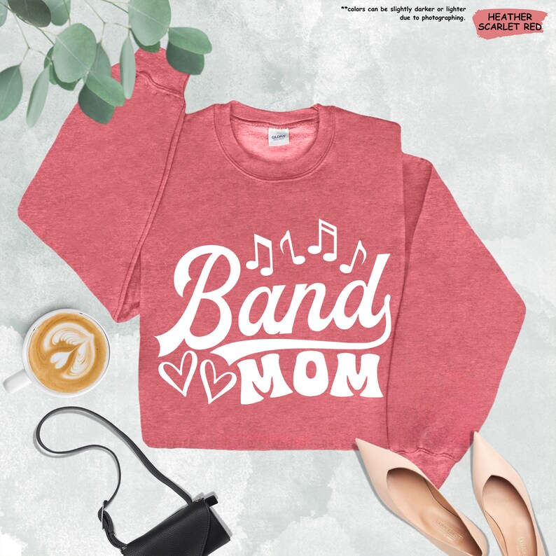 a t - shirt with the words band mom on it
