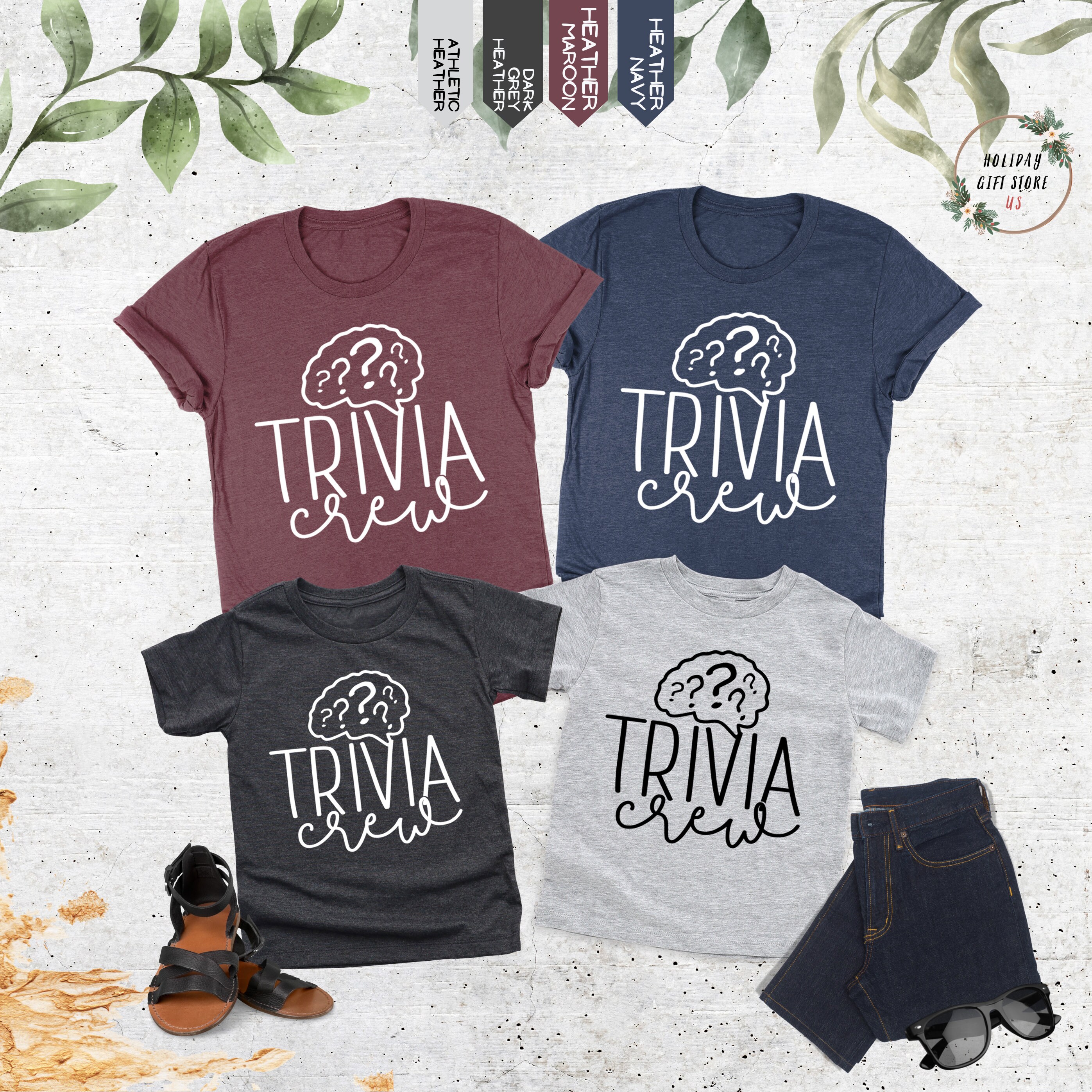 Trivia Shirts Trivia Crew Shirt, Trivia Questions, Trivia Night Shirt, Team Trivia ...