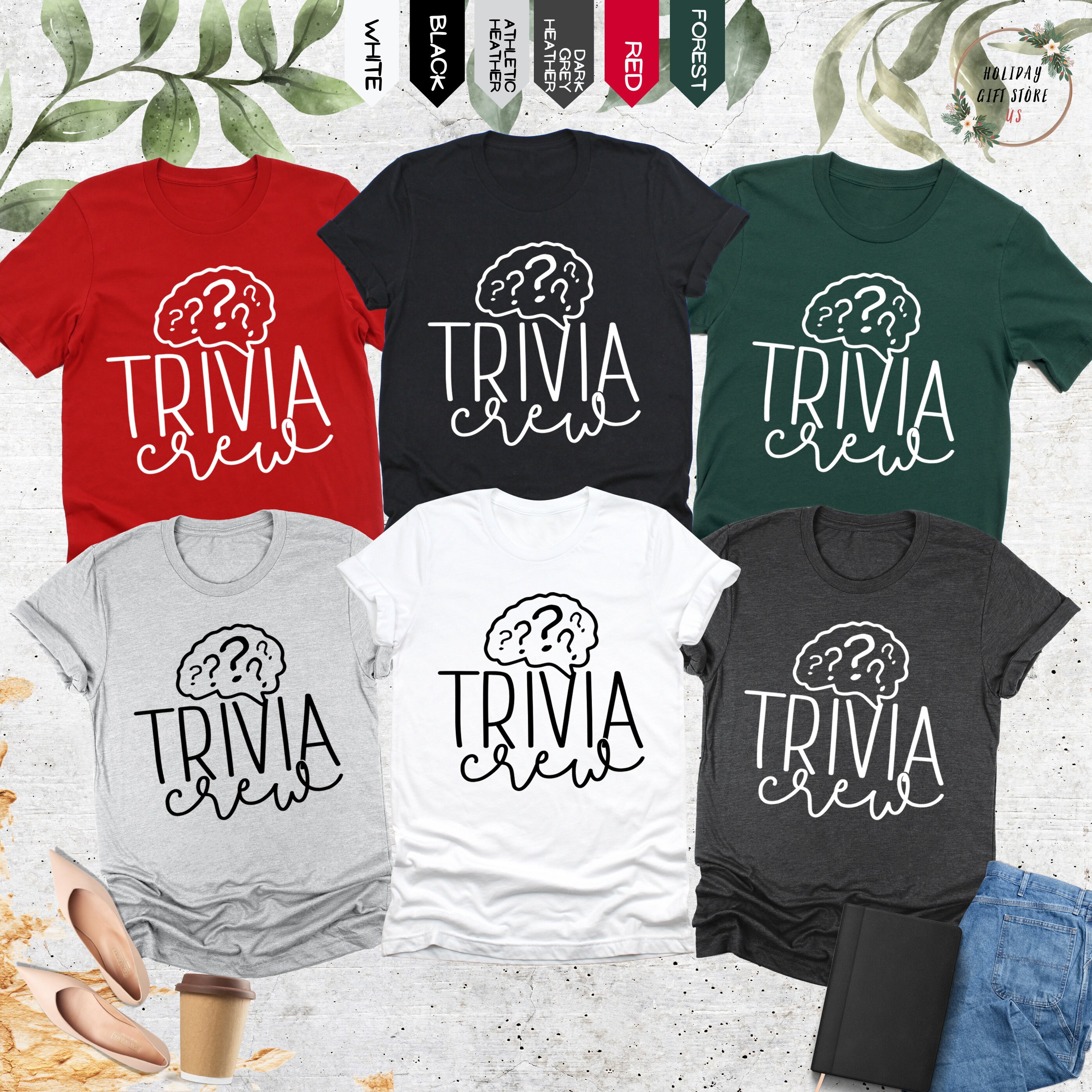 Trivia Shirts Trivia Crew Shirt, Trivia Questions, Trivia Night Shirt, Team Trivia ...