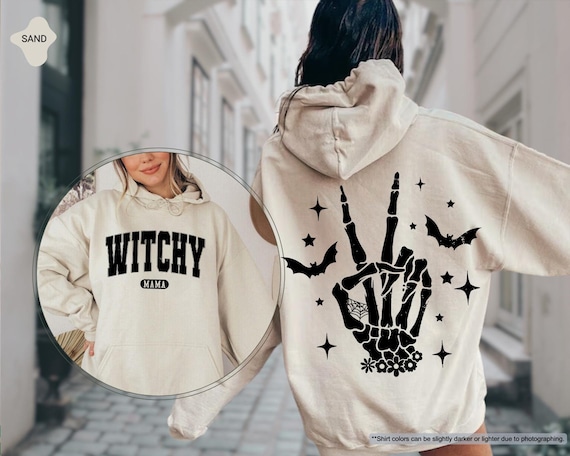 Witchy Mama Sweatshirt, Woman Halloween Sweatshirt, Witchy Mom Sweater, Halloween Mom Hoodie, Halloween Party Gift, Halloween Witch Hoodie