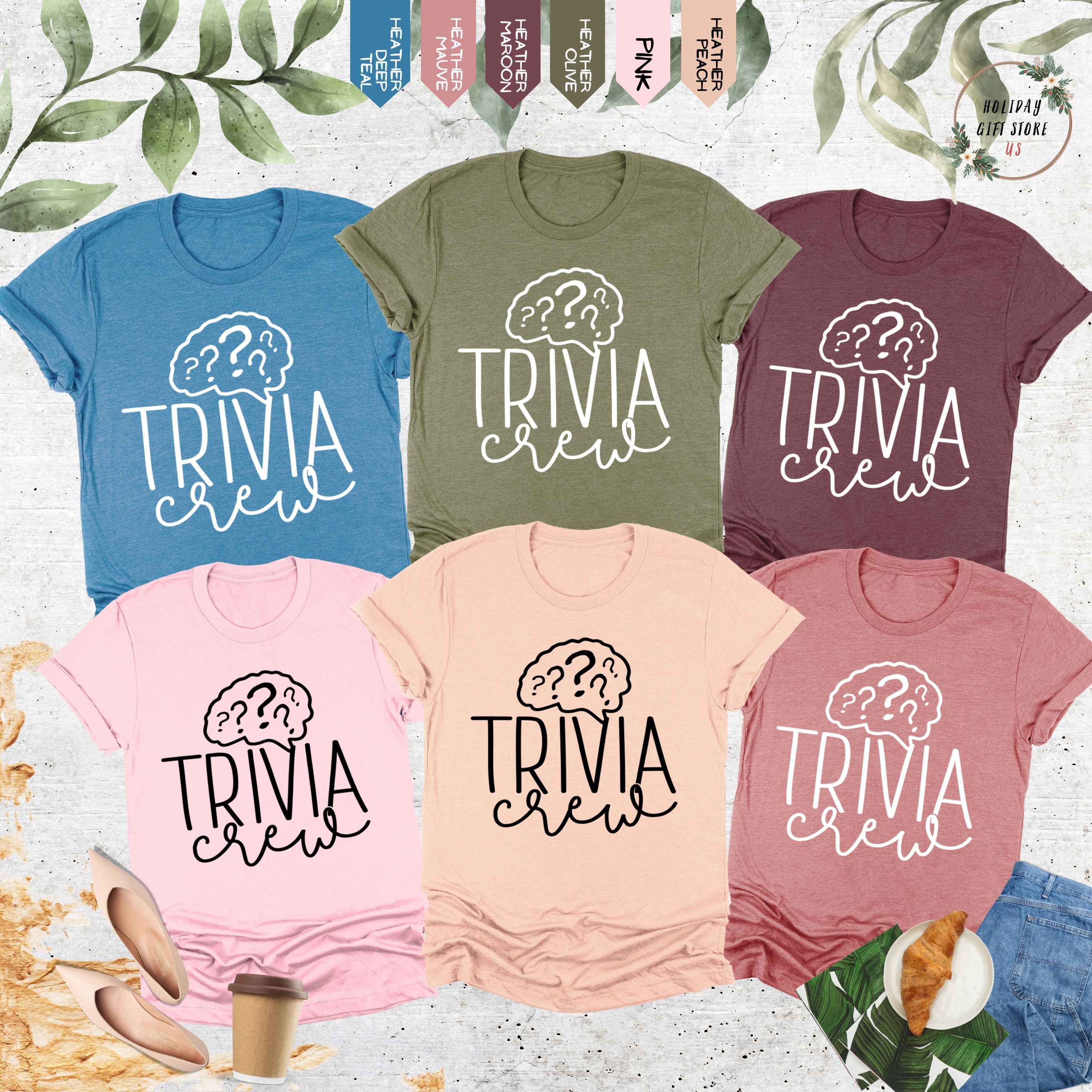 Trivia Shirts Trivia Crew Shirt, Trivia Questions, Trivia Night Shirt, Team Trivia ...