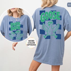 Comfort Colors® Custom Duck Duck Goose Shirt, Funny Goose Tee, Personalized Duck Goose T-Shirt, Cute Waterfowl Shirt, Farm Animal Humor Tee image 20