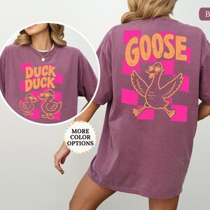 Comfort Colors® Custom Duck Duck Goose Shirt, Funny Goose Tee, Personalized Duck Goose T-Shirt, Cute Waterfowl Shirt, Farm Animal Humor Tee image 14