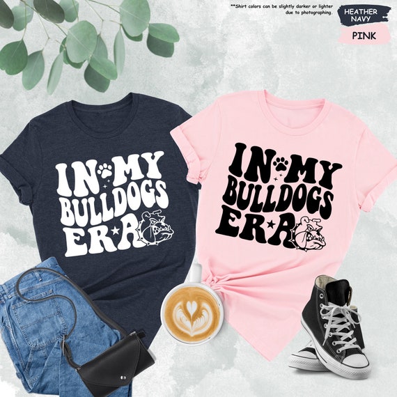 In My Bulldogs Era Shirt, Bulldog T shirt, Mascot Shirt, Bulldog Team Shirt, School Mascot Shirt, Bulldog Shirts, School Spirit Shirt, Cheer