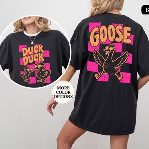 Comfort Colors® Custom Duck Duck Goose Shirt, Funny Goose Tee, Personalized Duck Goose T-Shirt, Cute Waterfowl Shirt, Farm Animal Humor Tee image 12