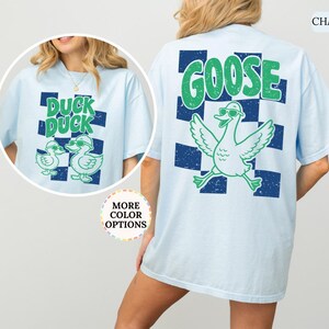 Comfort Colors® Custom Duck Duck Goose Shirt, Funny Goose Tee, Personalized Duck Goose T-Shirt, Cute Waterfowl Shirt, Farm Animal Humor Tee image 13