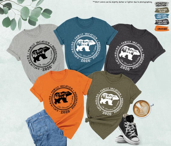 Gatlinburg Pigeon Forge Family Vacation 2026 Shirt, The Mountains Shirt, Family Trip Shirt, Cute Adventure Shirt, The Mountains Are Calling