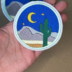 Landscape iron-on patch