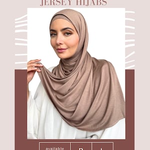 Premium High Quality Jersey Hijab Scarf Shawl Stretchy Maxi Wrap Plain Hijabi Outfits