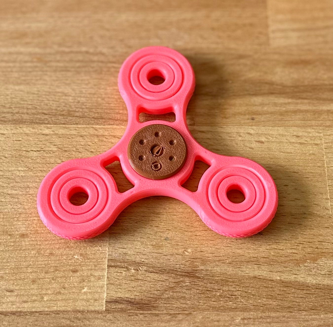 Customizable 3D Printed Fidget Spinner: Stress Relief Toy - Etsy