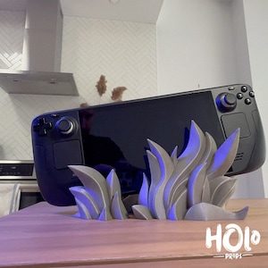 Custom 3D Printed Flame Steam Deck Dock Accessories - Enhance Your Gaming Setup!