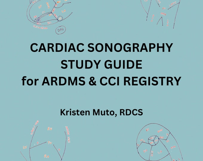 Adult Echo / Cardiac Sonography Study Guide for ARDMS & CCI Registry - Etsy
