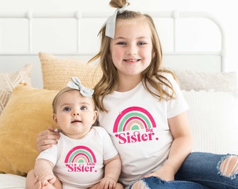 Big Sister shirt Big Brother shirt Little Brother shirt Little Sister shirt Announcement shirt Sibling set hospital coming home outfit
