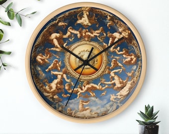 Michelangelo Inspired Wall Clock