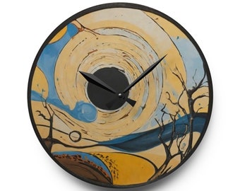 Dali Inspired Acrylic Wall Clock