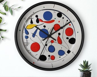 Miro Inspired Wall Clock