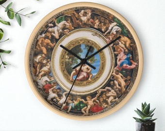 Michelangelo Inspired Wall Clock