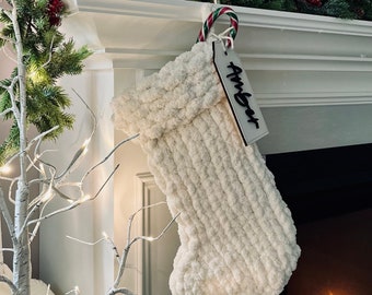 Chunky Knit Urban Heirloom Stocking