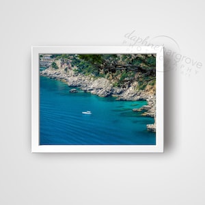 Capri Coast Wall Art Printable | Amalfi Coast | Italy aesthetic | Capri Photography | Ocean Print | Mediterranean Decor | Italy Wall Art