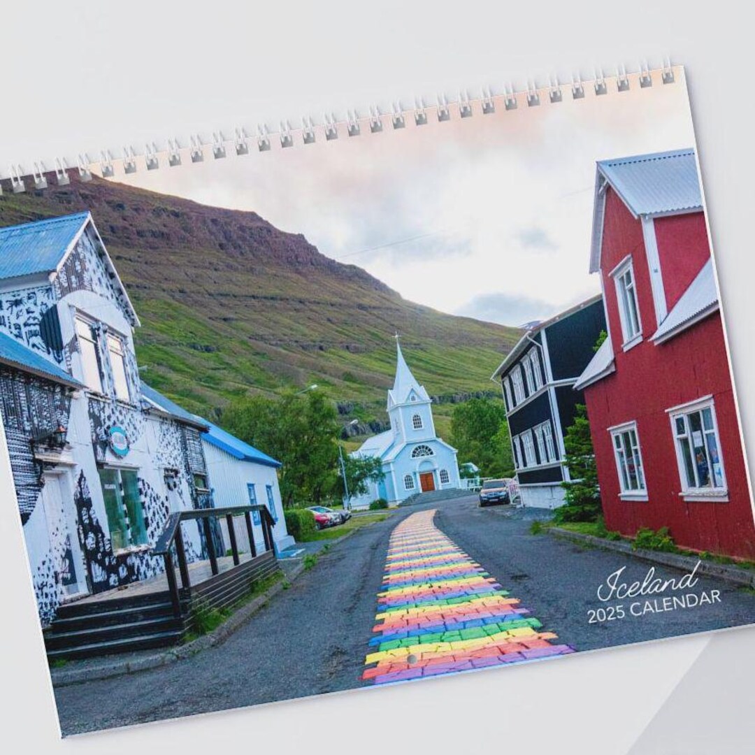 Iceland Wall Calendar 2025 Small Wall Calendar 2025 Wall Calendar