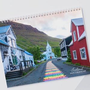 Calendario da parete Islanda 2025 / Calendario da parete piccolo / Calendario da parete 2025 / Calendario fotografico 2025 / Foto Islanda / Calendario sospeso 2025