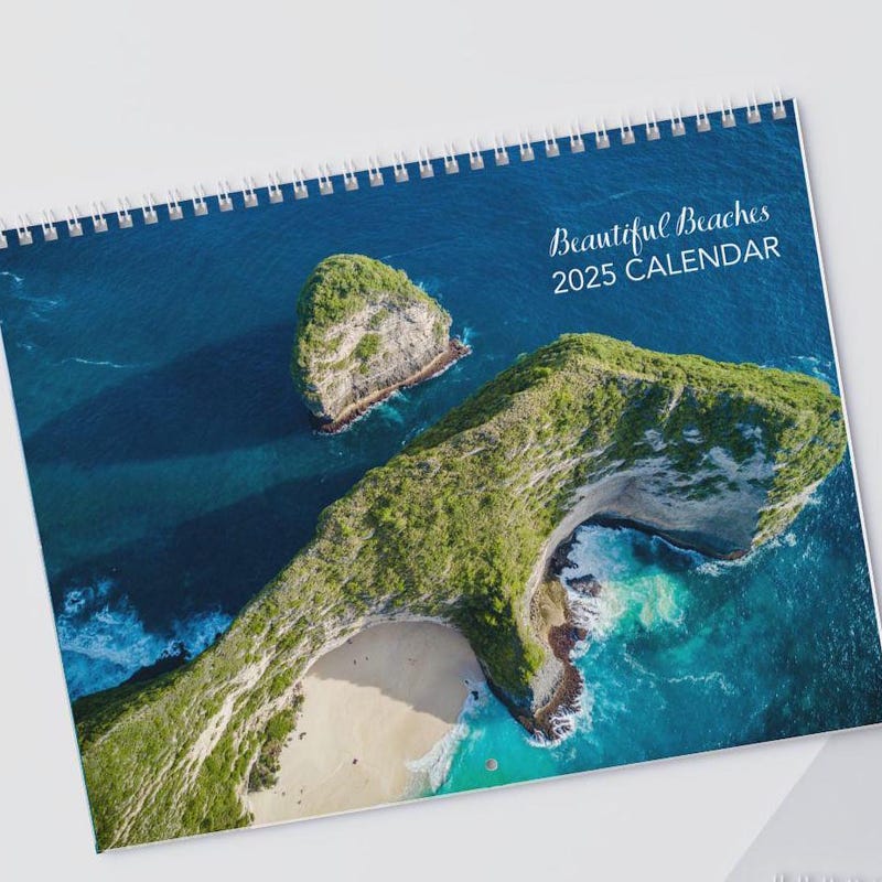 2025 Beach Wall Calendar - Etsy