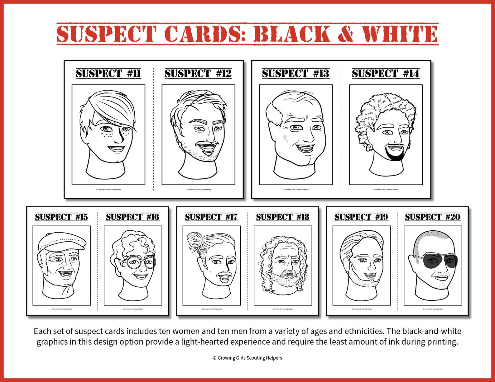 Girl Scout Cadettes: "special Agent" Printable Activity Pack | Sketch ...