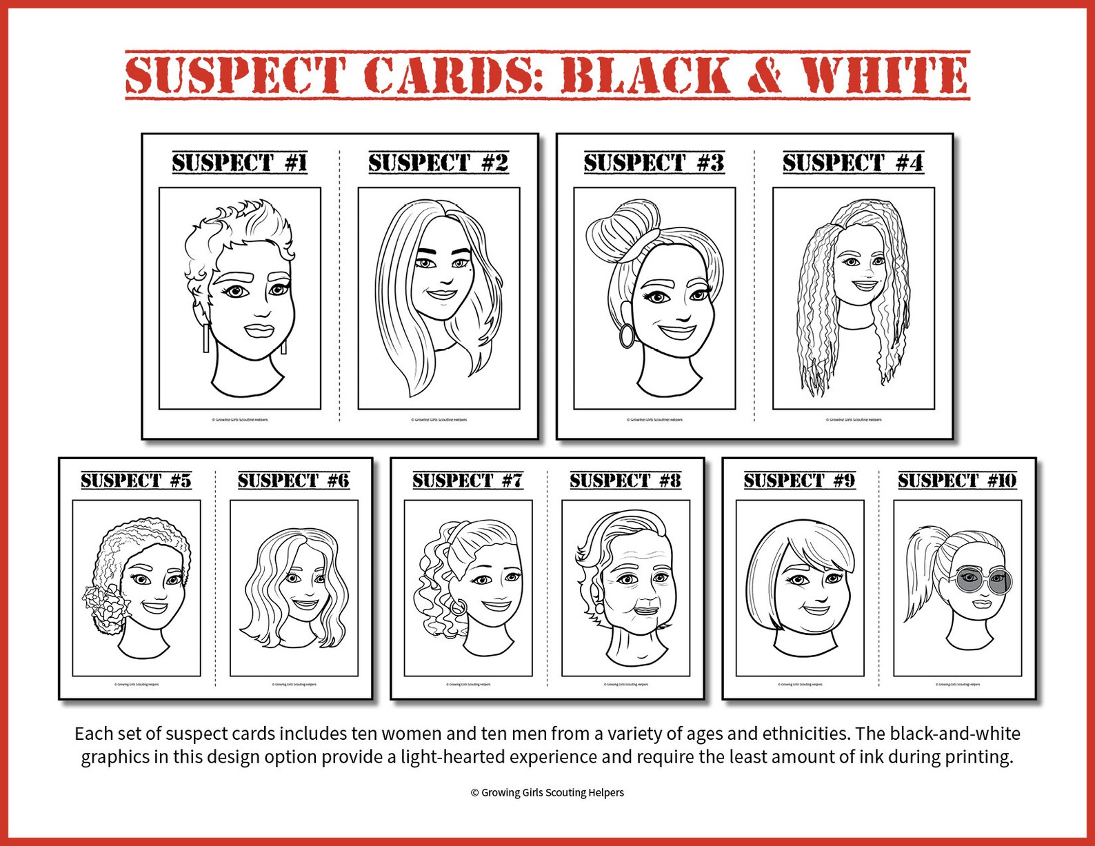 Girl Scout Cadettes: "special Agent" Printable Activity Pack | Sketch ...